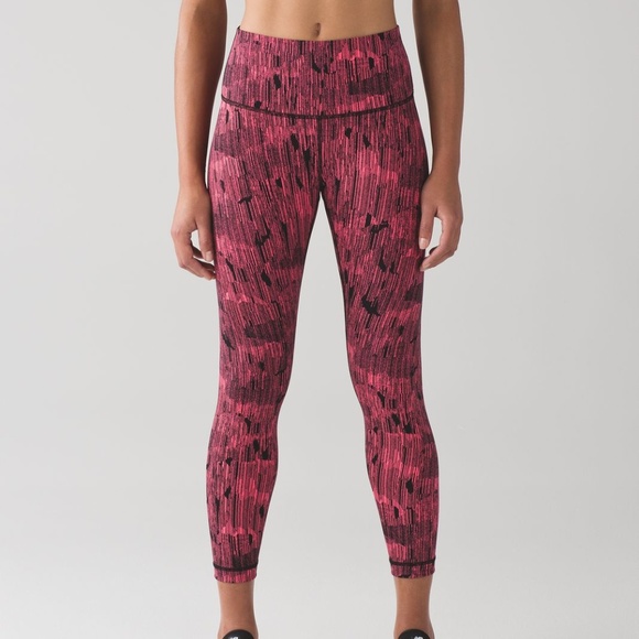 lululemon athletica Pants - Lululemon High Times Luxtreme Down Pour Coral